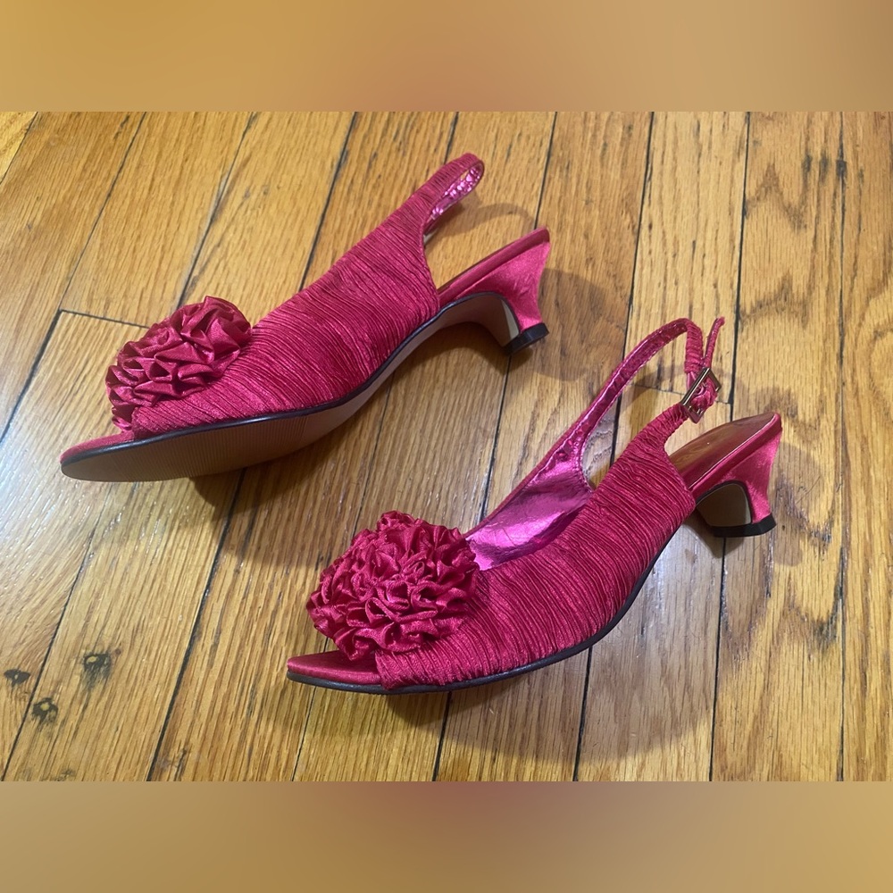 Slingback, kitten heels by Jewels by Jade